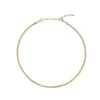 SINUOUS-IP GOLD STEEL NECKLACE