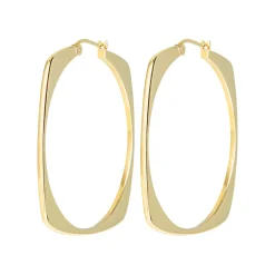 TETRA-IP GOLD STEEL EARRING