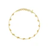 TIE UP-IP GOLD STEEL NECKLACE