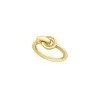 TIE UP-IP GOLD STEEL RING